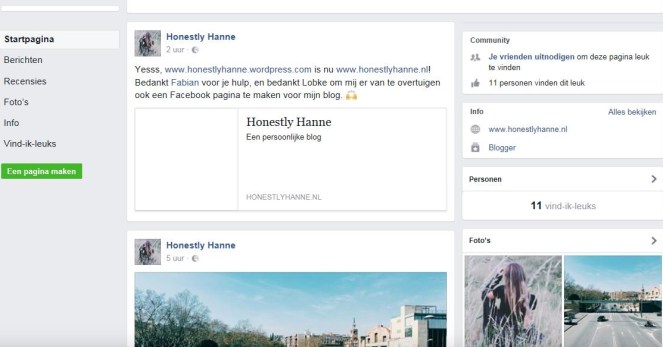 honestly hanne facebook
