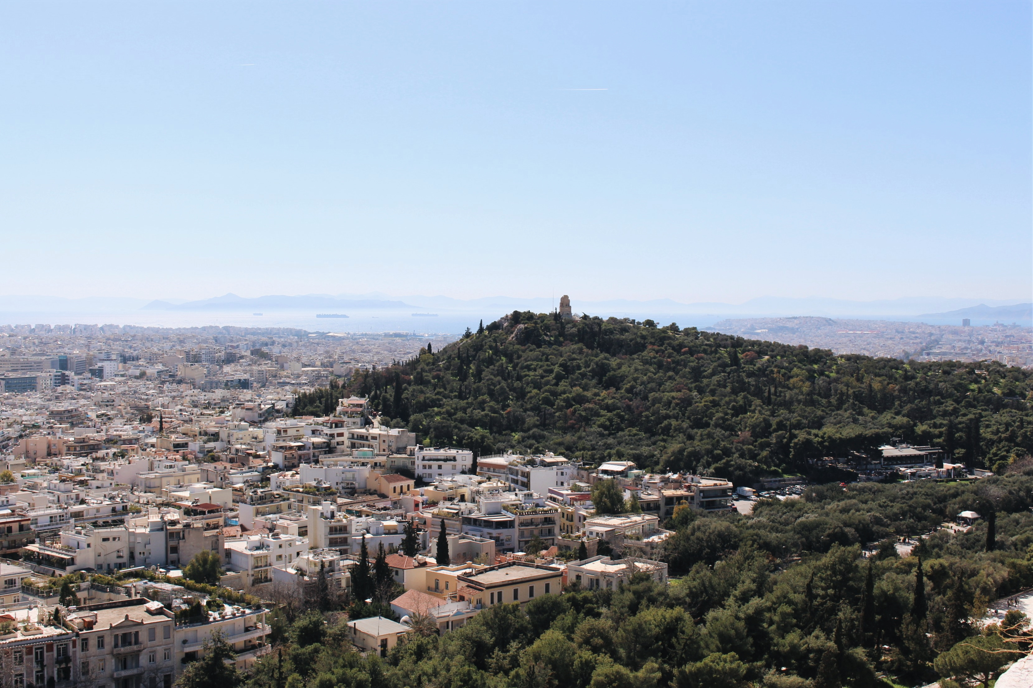athene akropolis uitzicht
