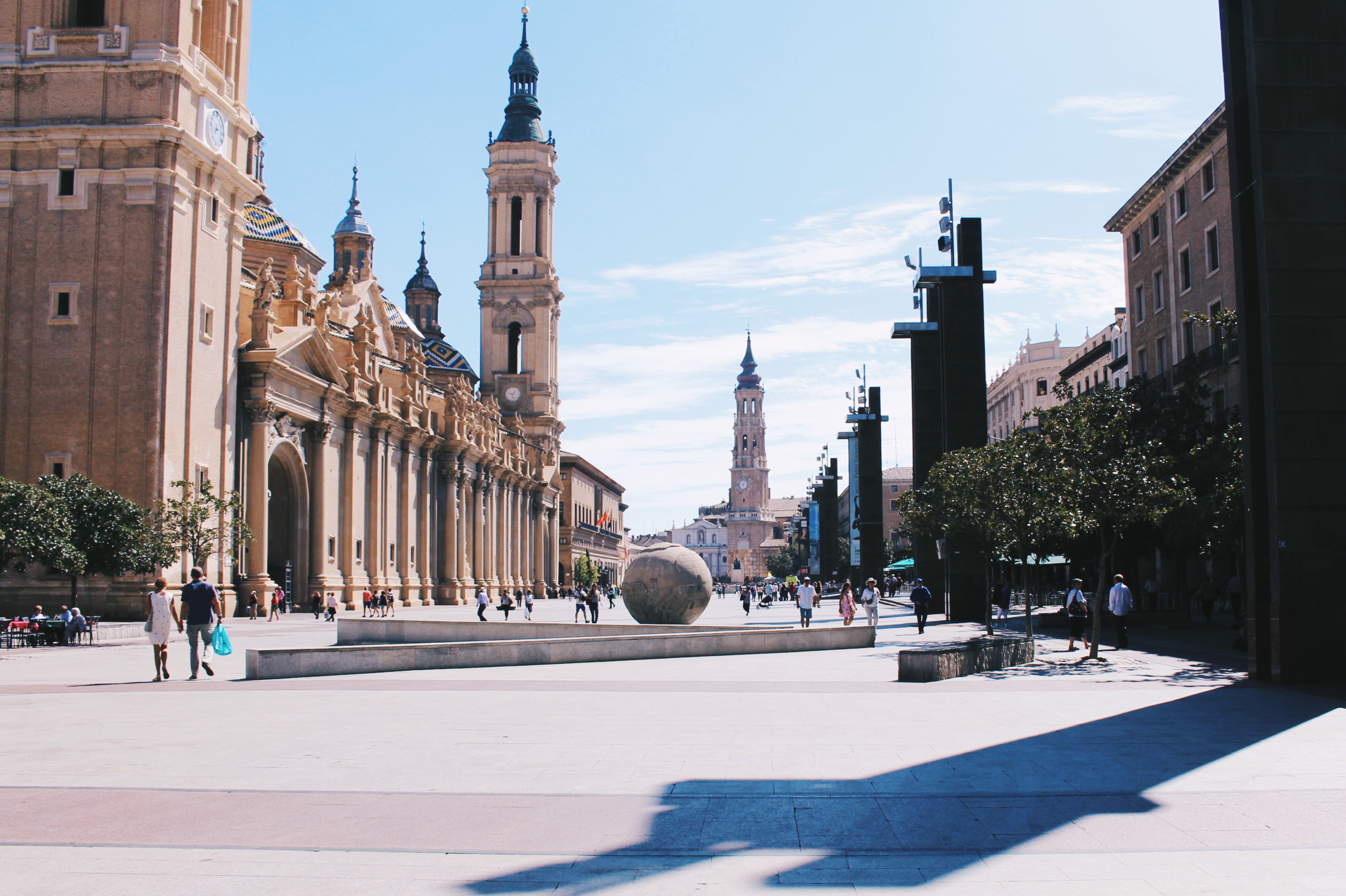Plaza del Pilar Zaragoza study abroad